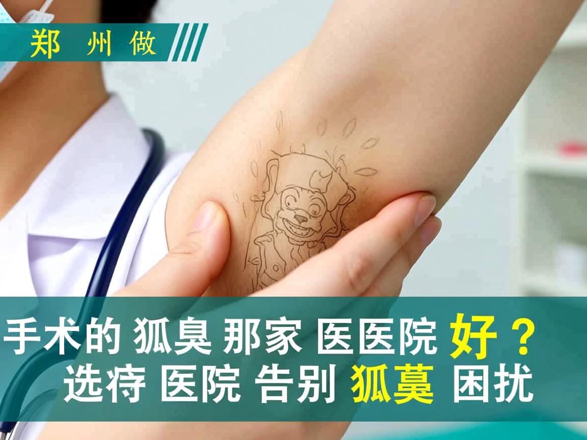 郑州做狐臭手术的那家医院好？选对医院告别狐臭困扰
