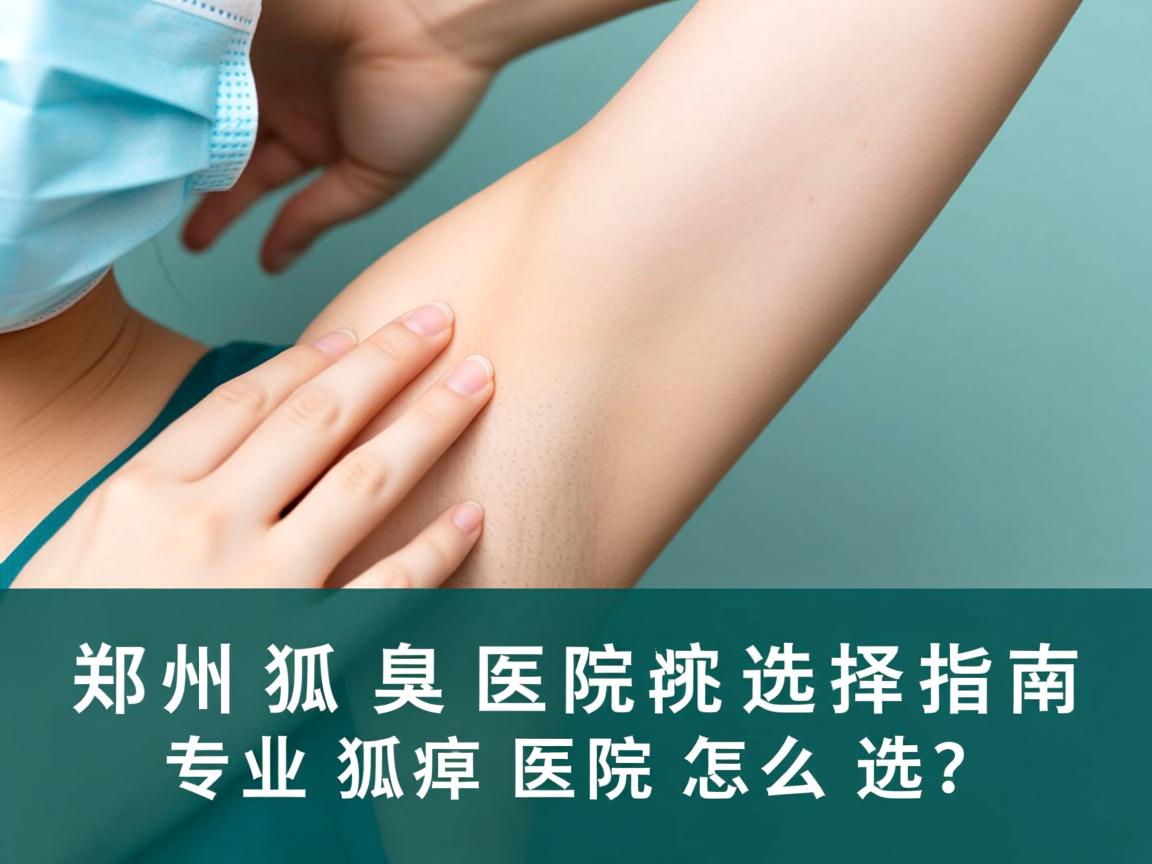 郑州狐臭医院选择指南，专业狐臭医院怎么选？