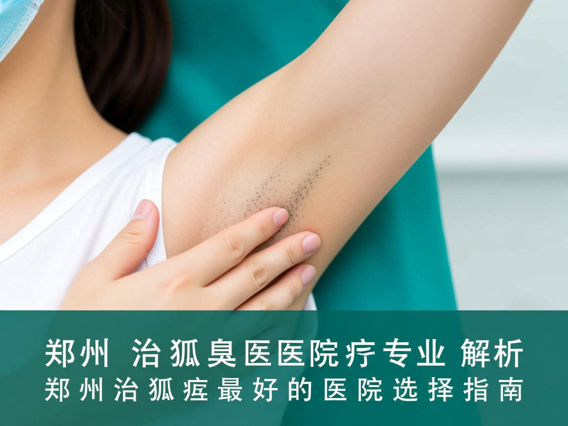 郑州治狐臭医院专业解析，郑州治狐臭最好的医院选择指南