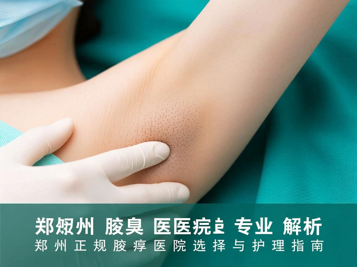 郑州腋臭医院专业解析，郑州正规腋臭医院的选择与护理指南