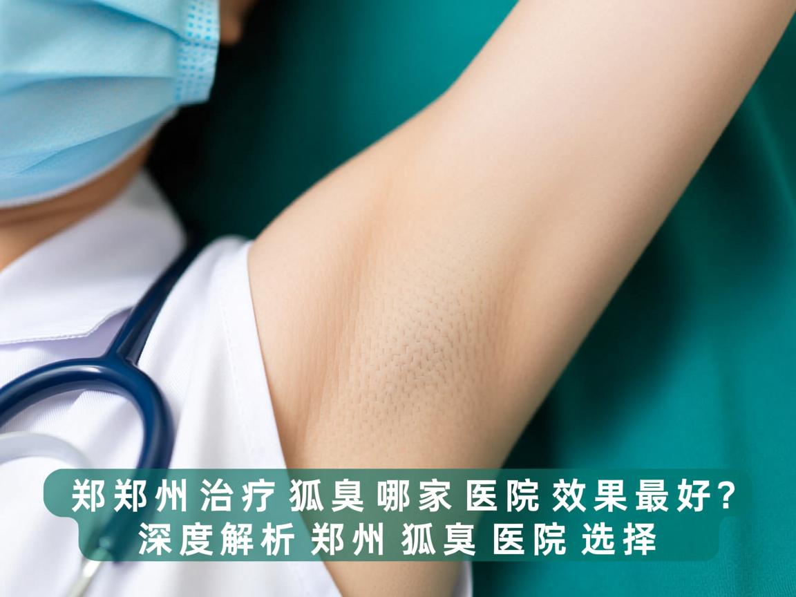 郑州治疗狐臭哪家医院效果最好？深度解析郑州狐臭医院选择