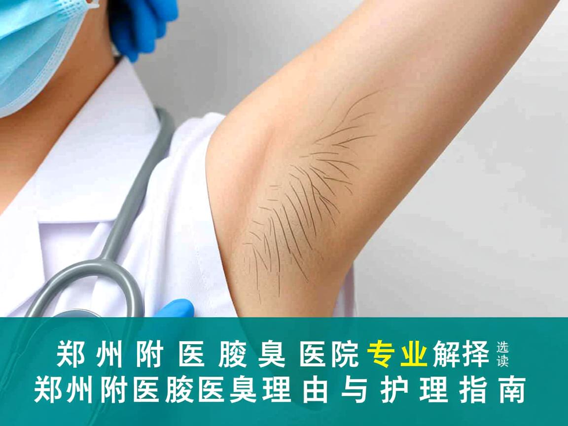 郑州附医腋臭医院专业解读，选择郑州附医腋臭医院的理由与护理指南