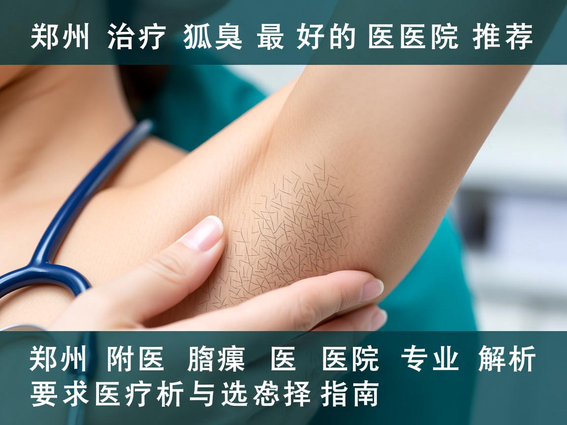 郑州治疗狐臭最好的医院推荐，郑州附医腋臭医院专业解析与选择指南
