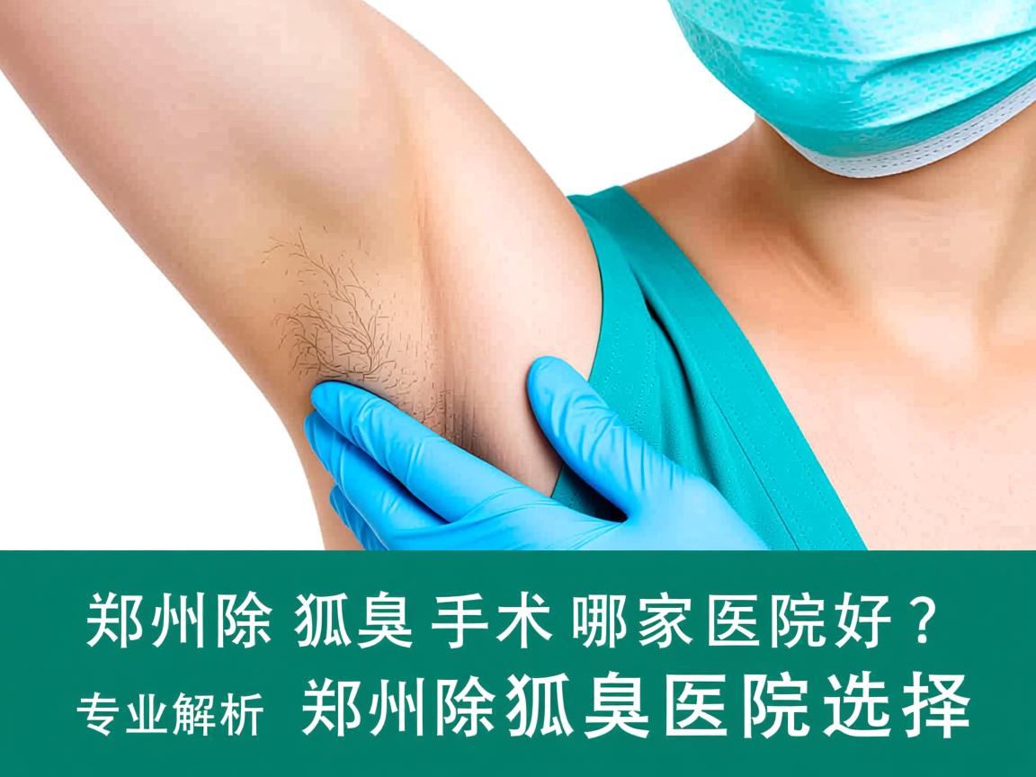 郑州除狐臭手术哪家医院好？专业解析郑州除狐臭医院选择