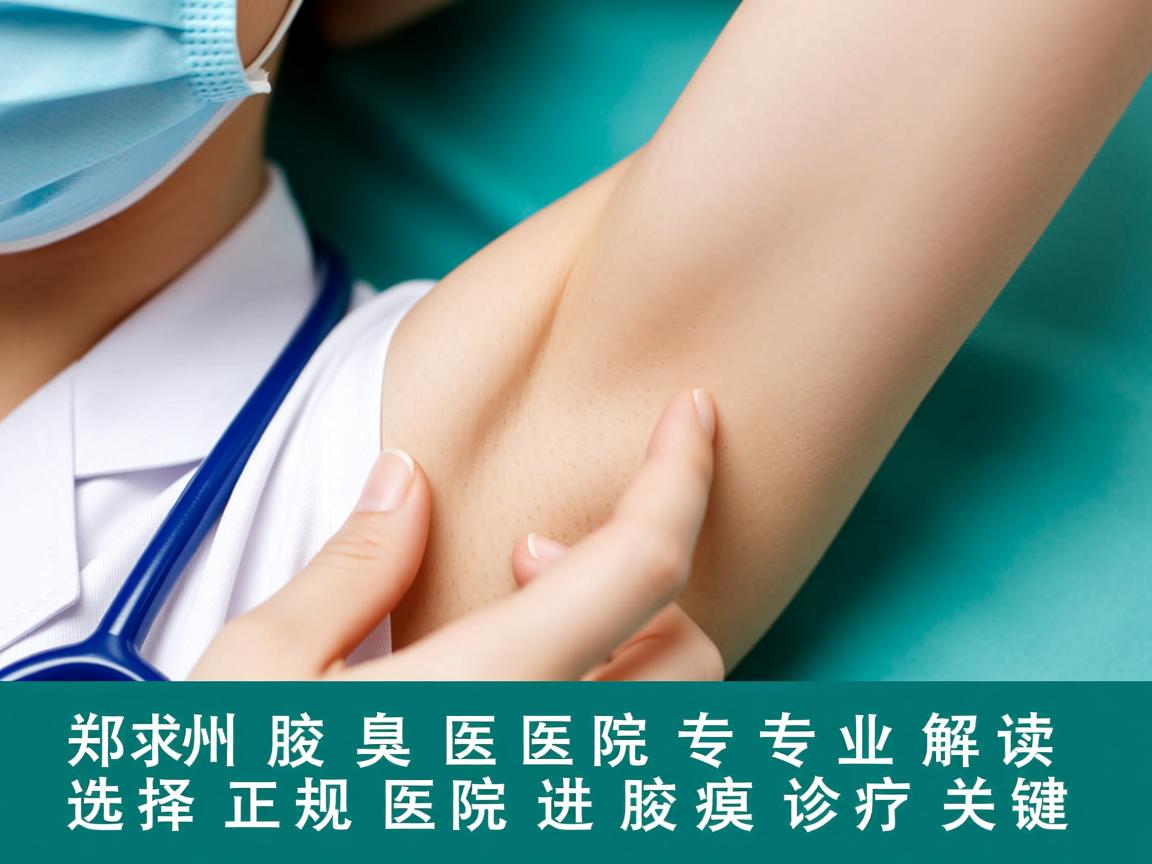 郑州腋臭医院专业解读,选择正规医院进行腋臭诊疗的关键 郑州腋臭医院专业解读,选择正规医院进行腋臭诊疗的关键