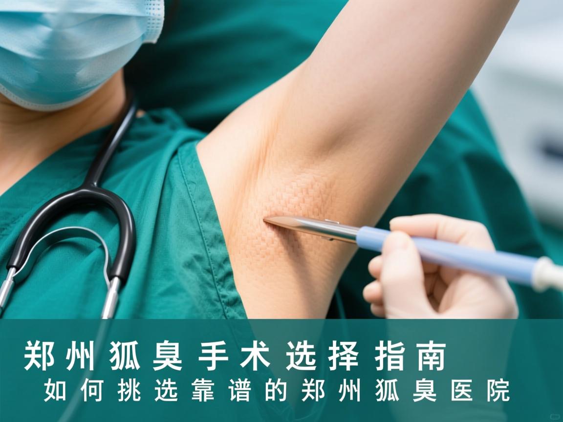 郑州狐臭手术选择指南,如何挑选靠谱的郑州狐臭医院 郑州狐臭手术选择指南,如何挑选靠谱的郑州狐臭医院