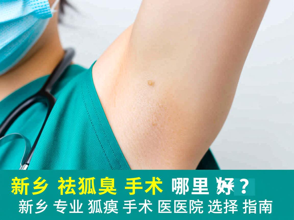 新乡祛狐臭手术哪里好？新乡专业狐臭手术医院选择指南