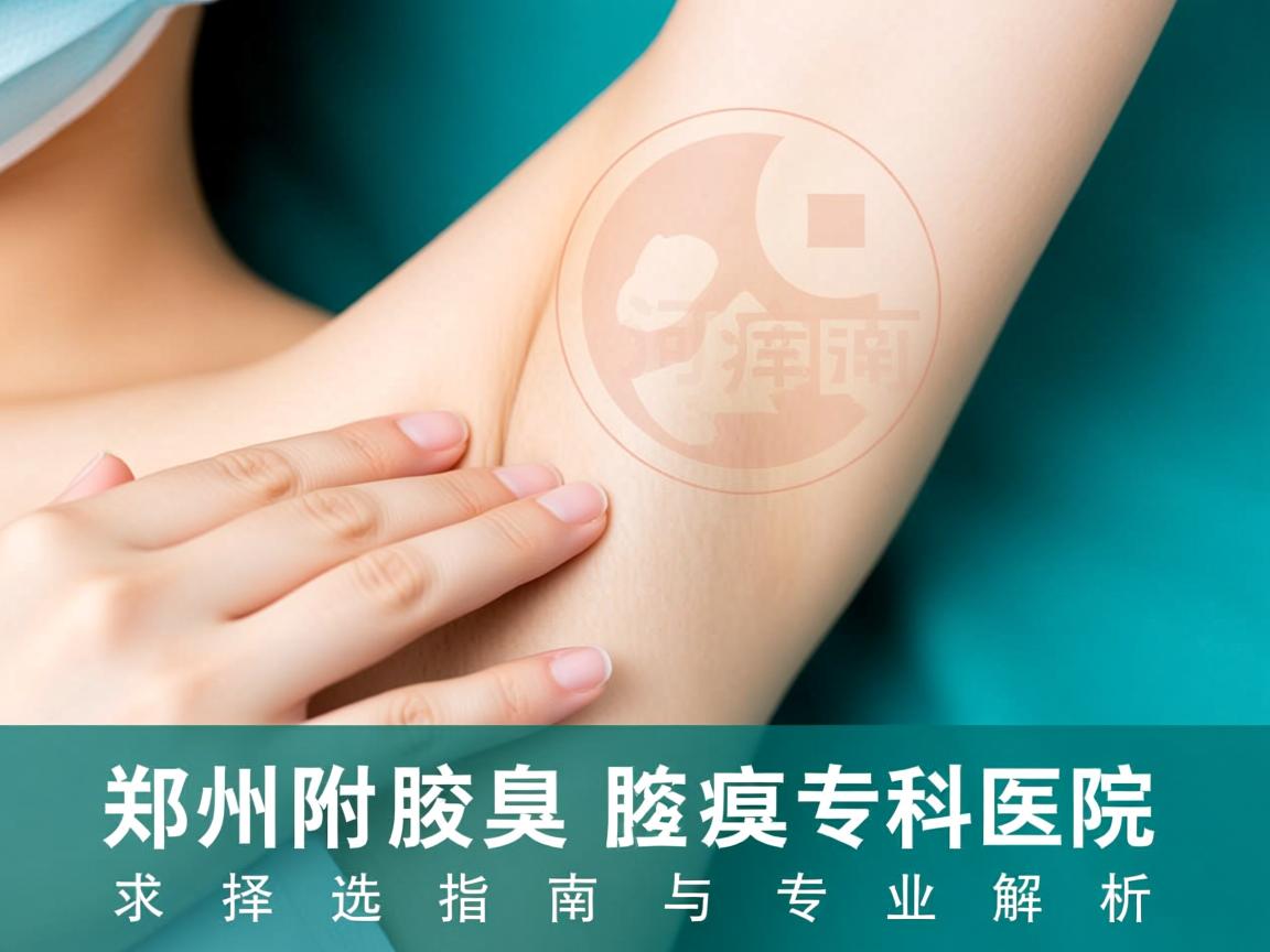 郑州附医腋臭医院，河南腋臭专科医院选择指南与专业解析