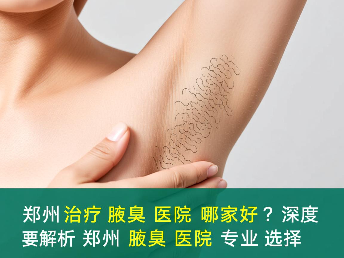 郑州治疗腋臭医院哪家好？深度解析郑州腋臭医院的专业选择