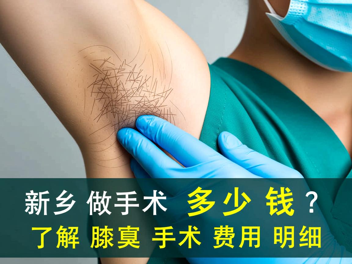 在新乡做腋臭手术多少钱？了解腋臭手术费用明细