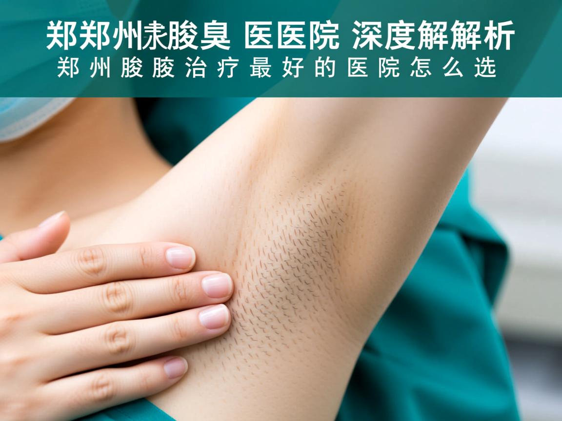 郑州腋臭医院深度解析，郑州腋臭治疗最好的医院怎么选