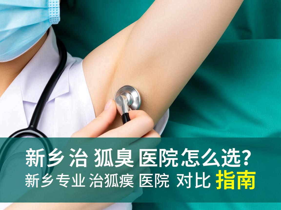 新乡治狐臭医院怎么选？新乡专业治狐臭医院对比指南