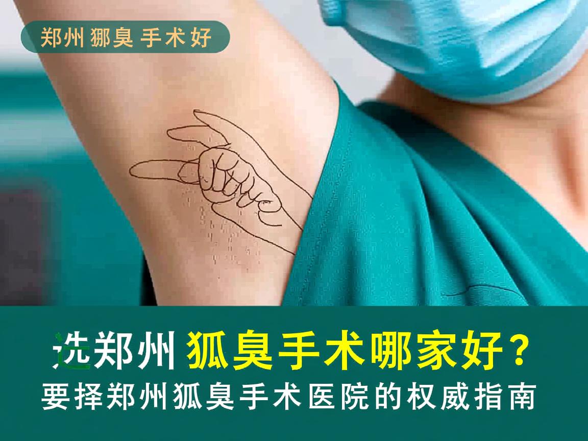 郑州狐臭手术哪家好？选择郑州狐臭手术医院的权威指南