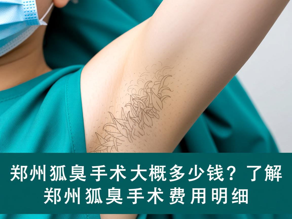 郑州狐臭手术大概多少钱？了解郑州狐臭手术费用明细