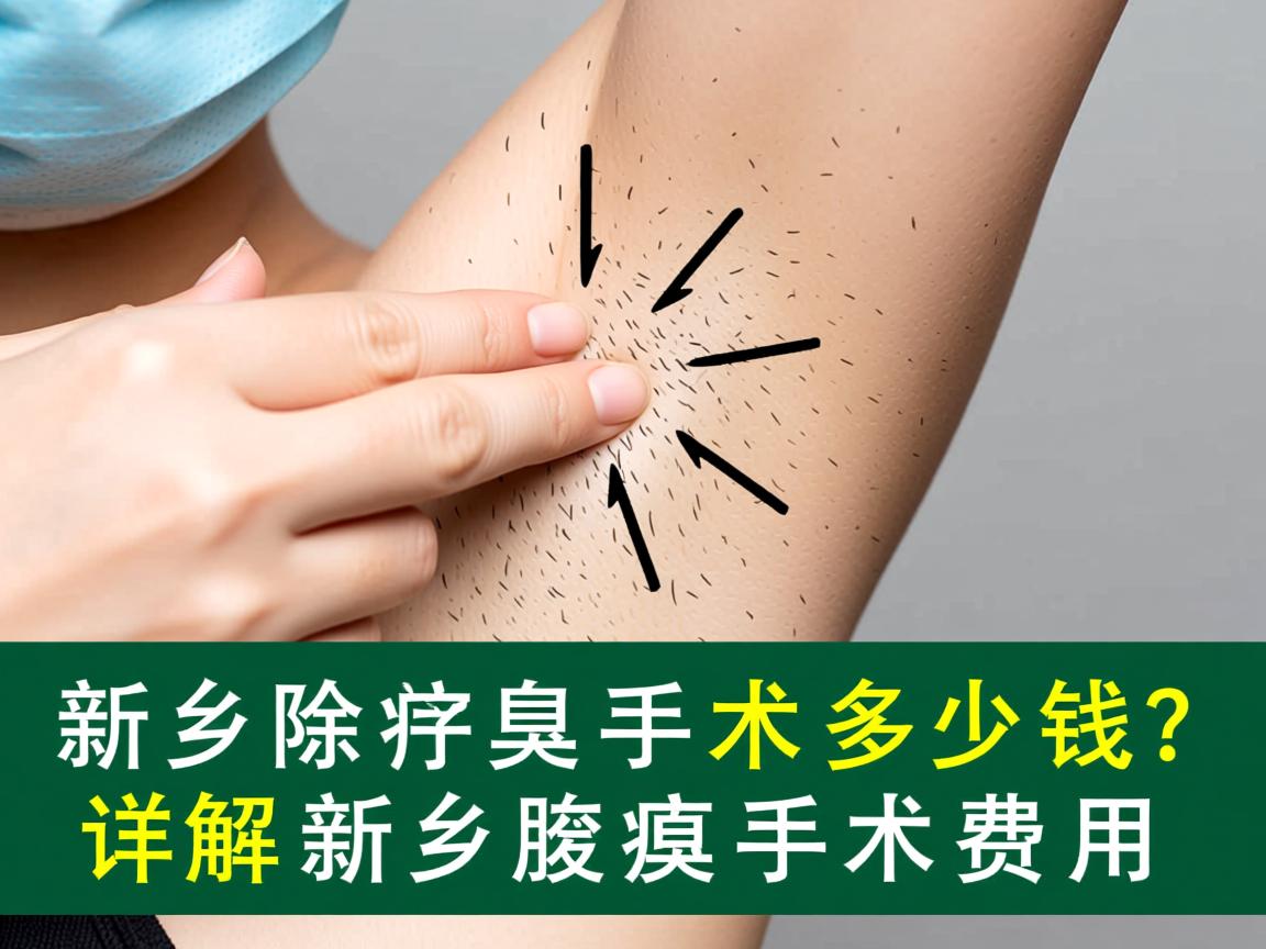 新乡除腋臭手术多少钱？详解新乡腋臭手术费用