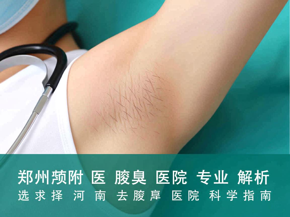 郑州附医腋臭医院专业解析，选择河南去腋臭医院的科学指南