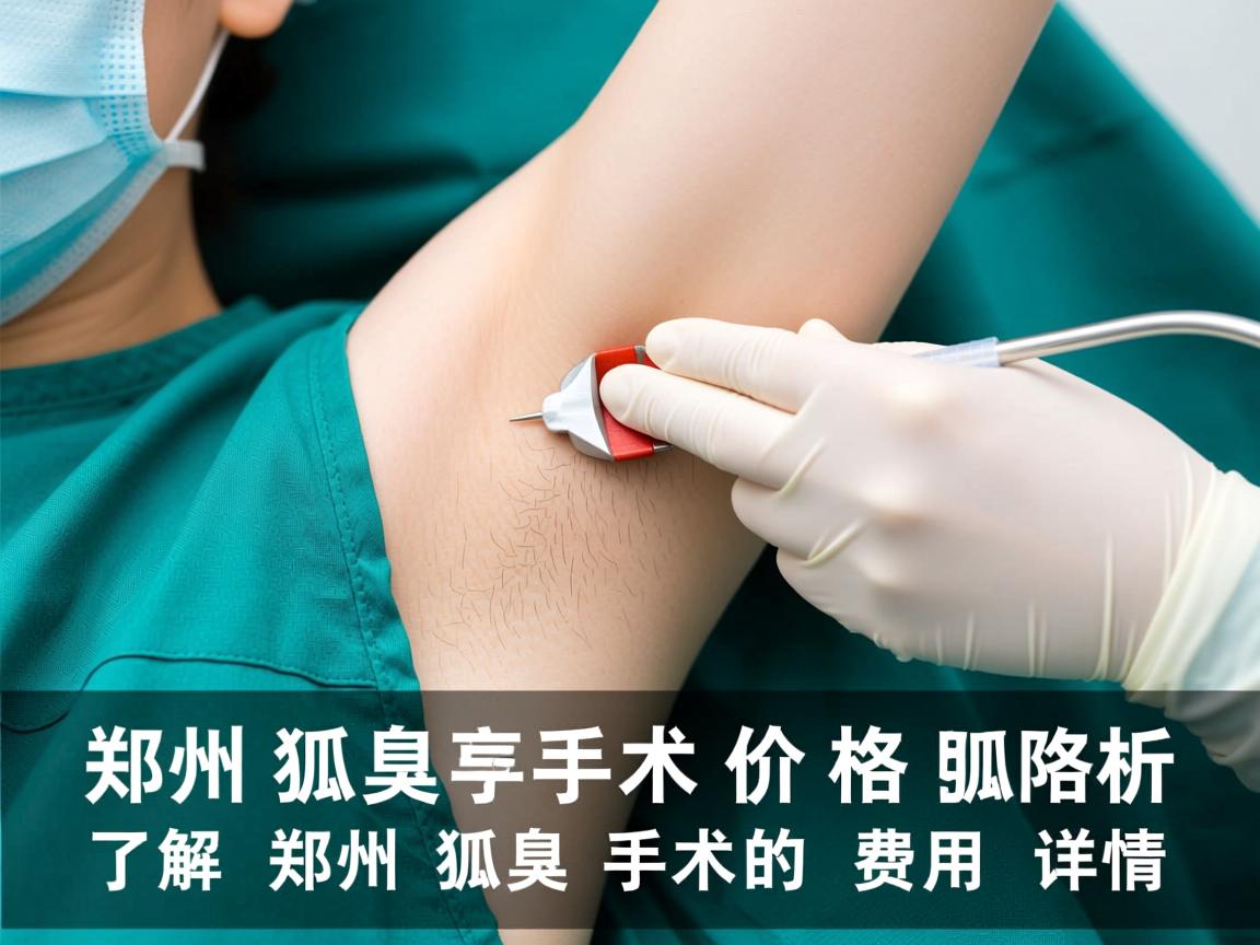 郑州狐臭手术价格解析，了解郑州狐臭手术的费用详情