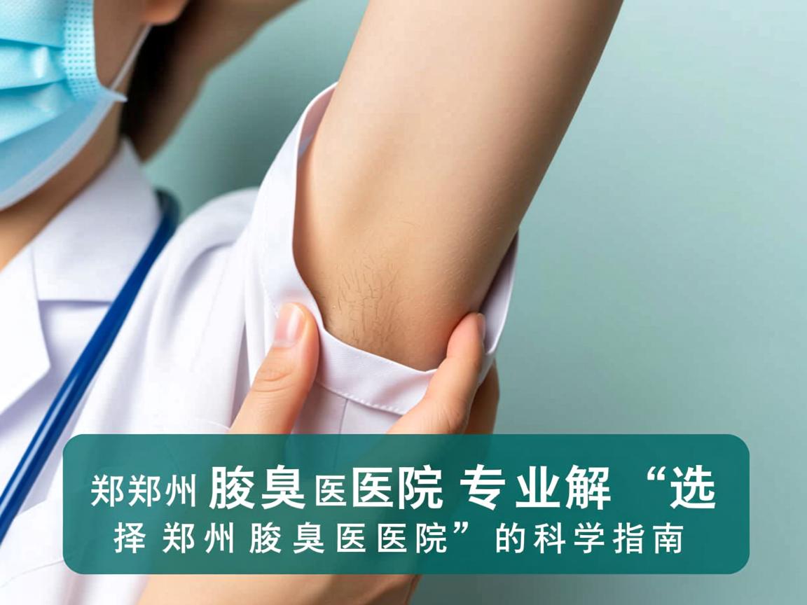 郑州腋臭医院专业解读，选择郑州腋臭医院的科学指南