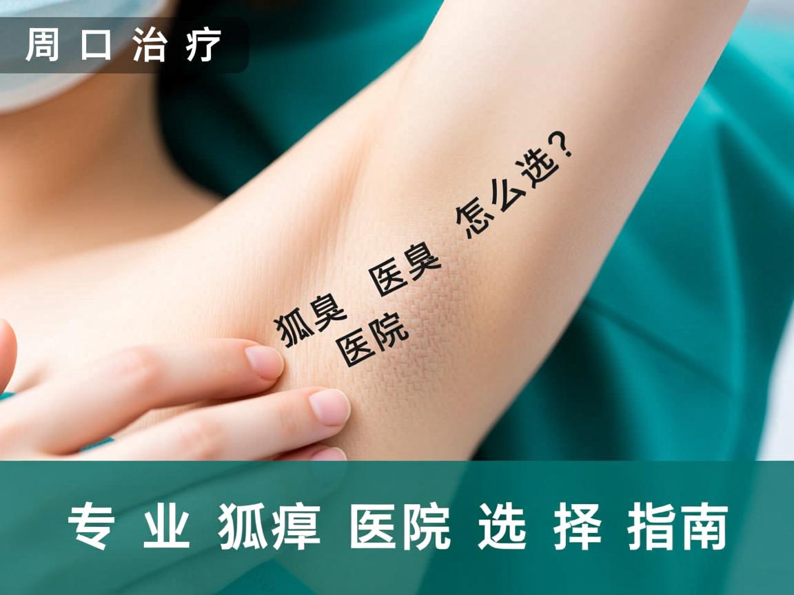 周口治疗狐臭医院怎么选？专业狐臭医院选择指南