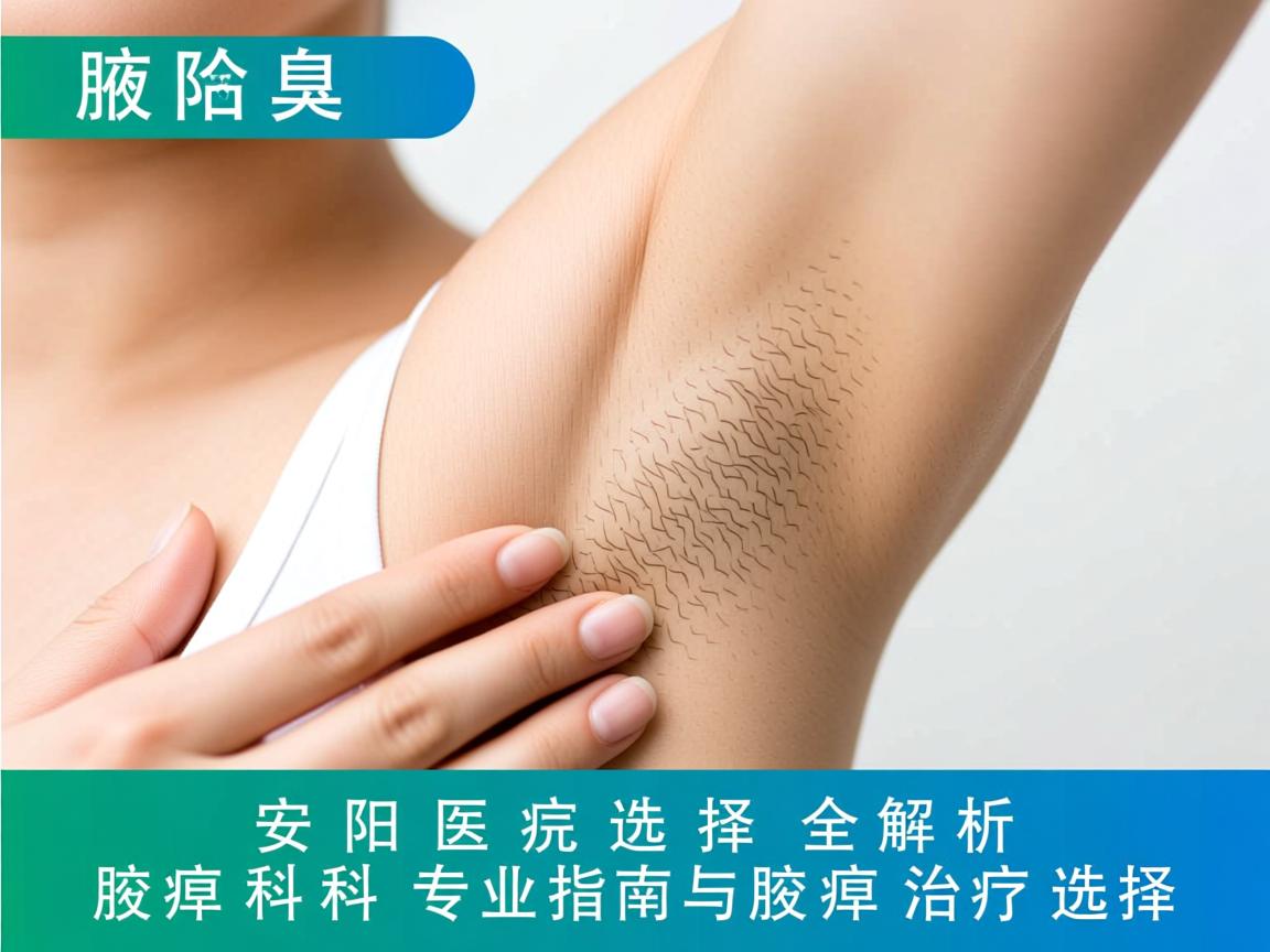 腋臭治疗选择全解析，安阳市一医院腋臭科专业指南与腋臭治疗选择