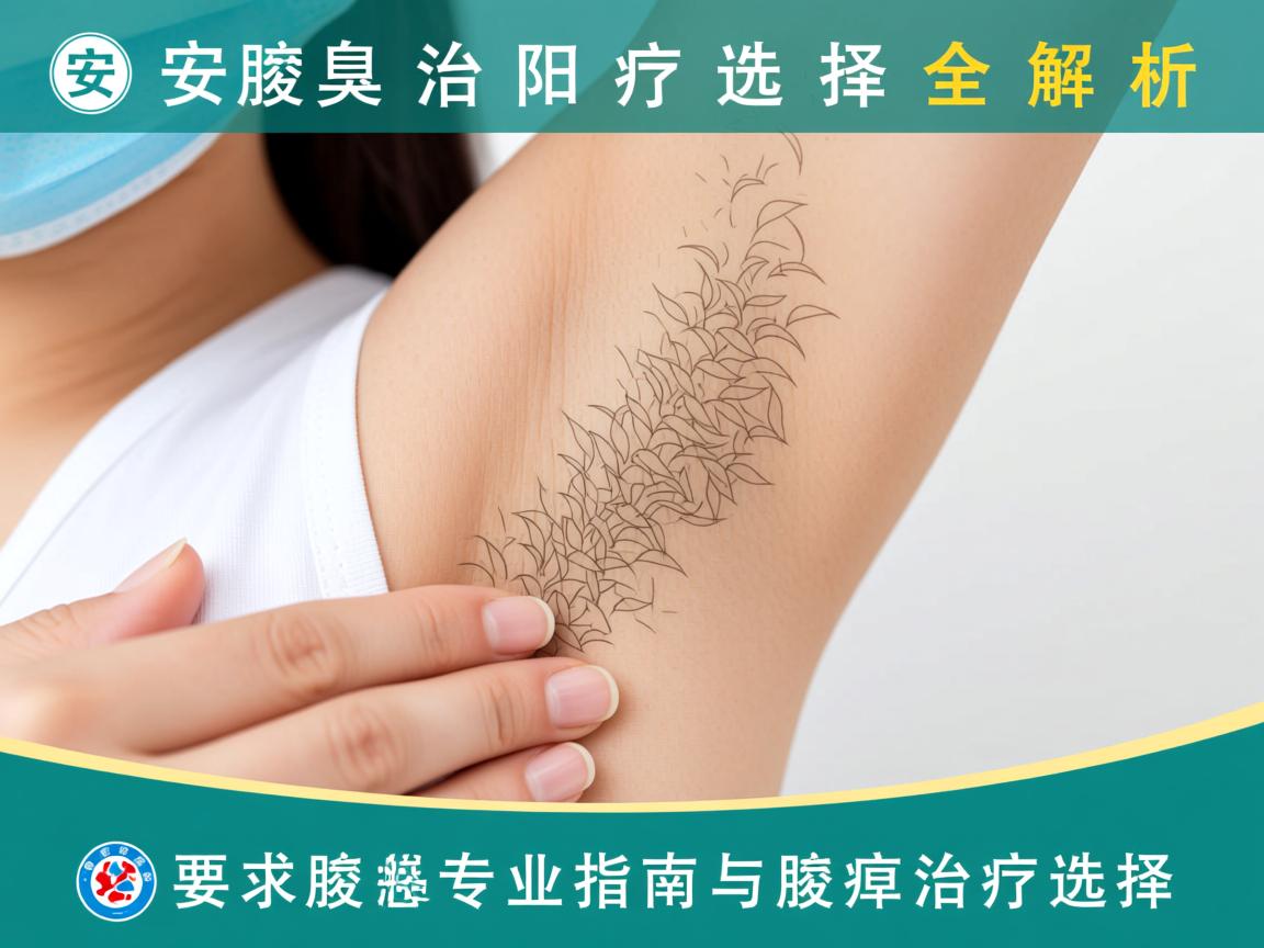 腋臭治疗选择全解析，安阳市一医院腋臭科专业指南与腋臭治疗选择