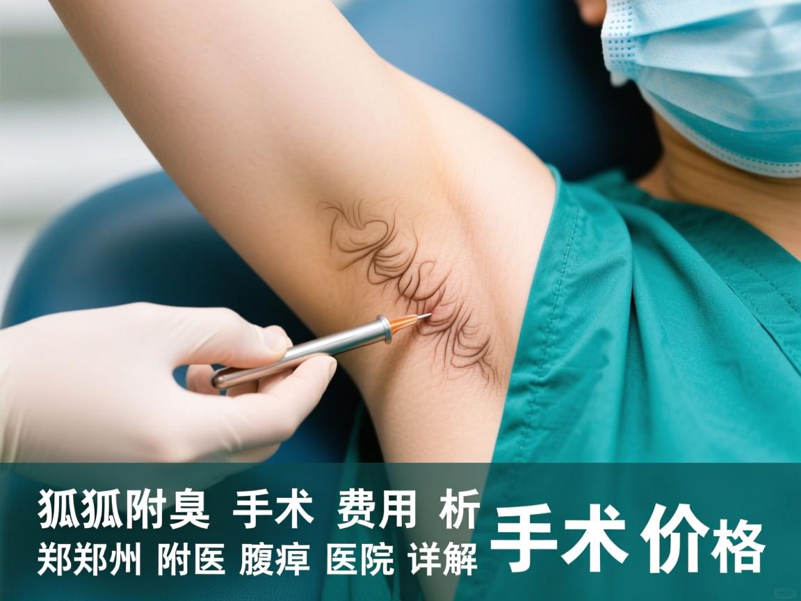 狐臭手术费用解析，郑州附医腋臭医院详解狐臭手术价格