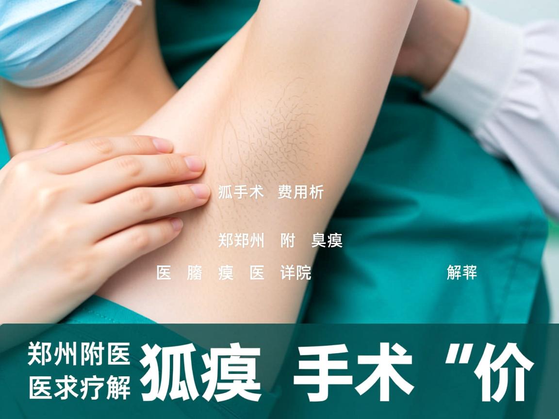 狐臭手术费用解析，郑州附医腋臭医院详解狐臭手术价格