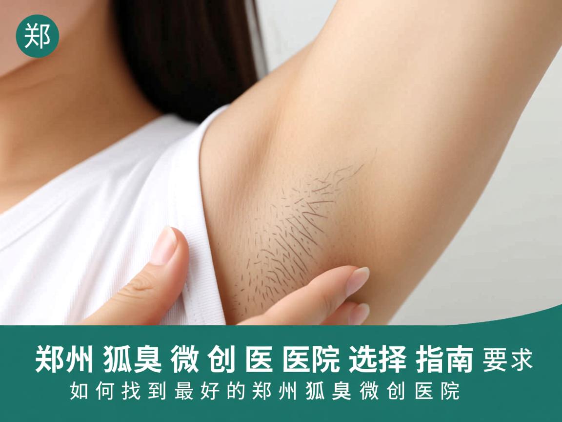 郑州狐臭微创医院选择指南，如何找到最好的郑州狐臭微创医院