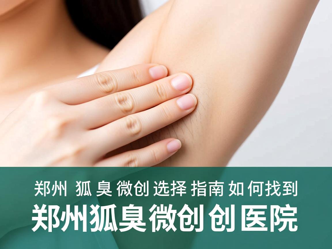 郑州狐臭微创医院选择指南，如何找到最好的郑州狐臭微创医院