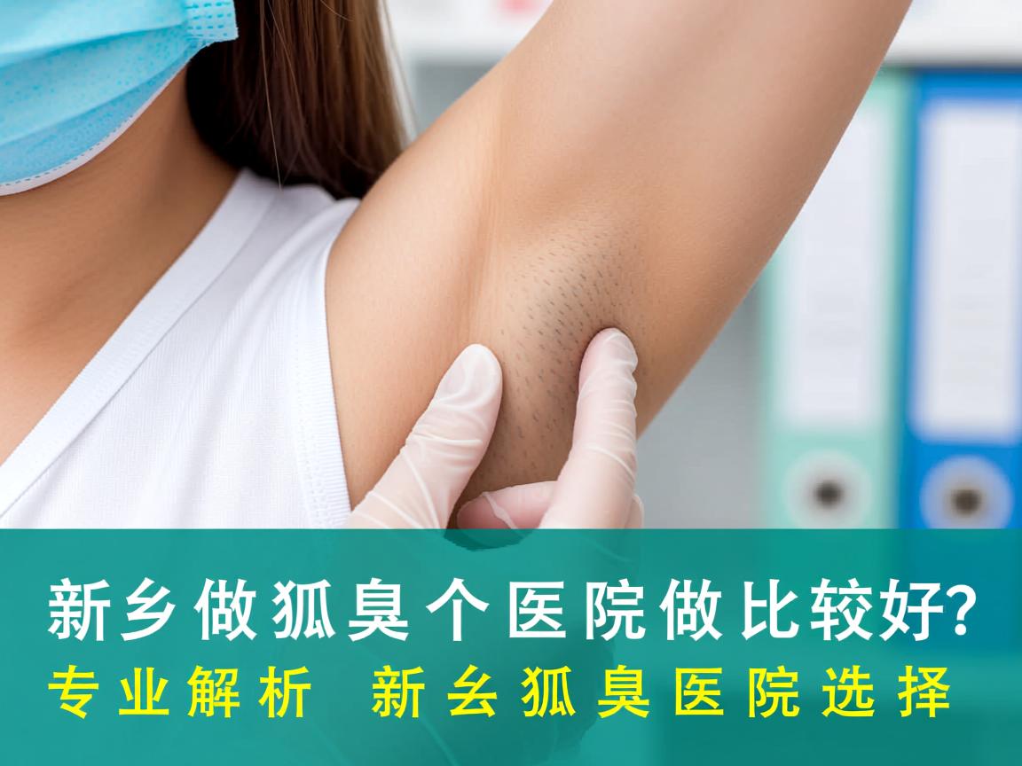 新乡做狐臭哪个医院做比较好？专业解析新乡狐臭医院选择