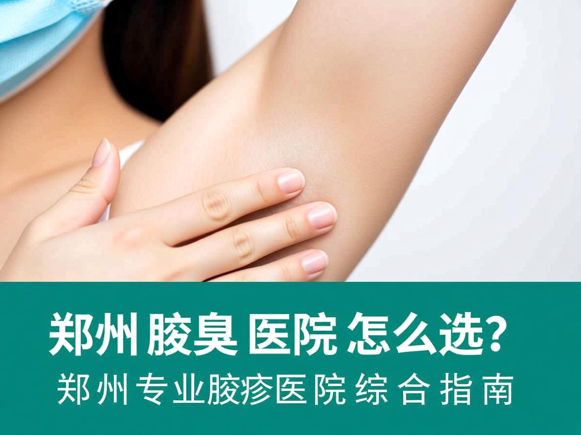 郑州腋臭医院怎么选？郑州专业腋臭医院综合指南