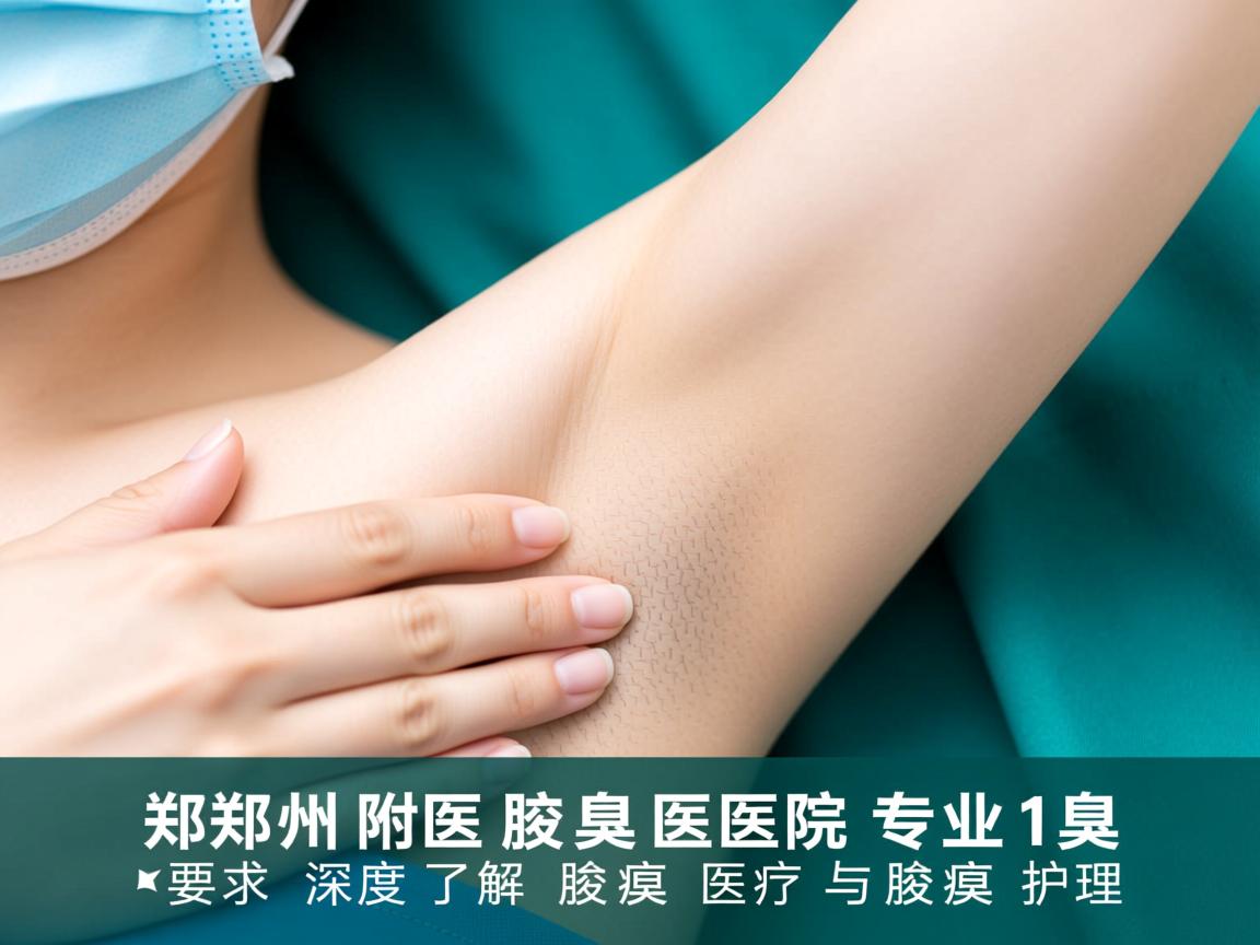 郑州附医腋臭医院专业解析，深度了解腋臭医疗与腋臭护理