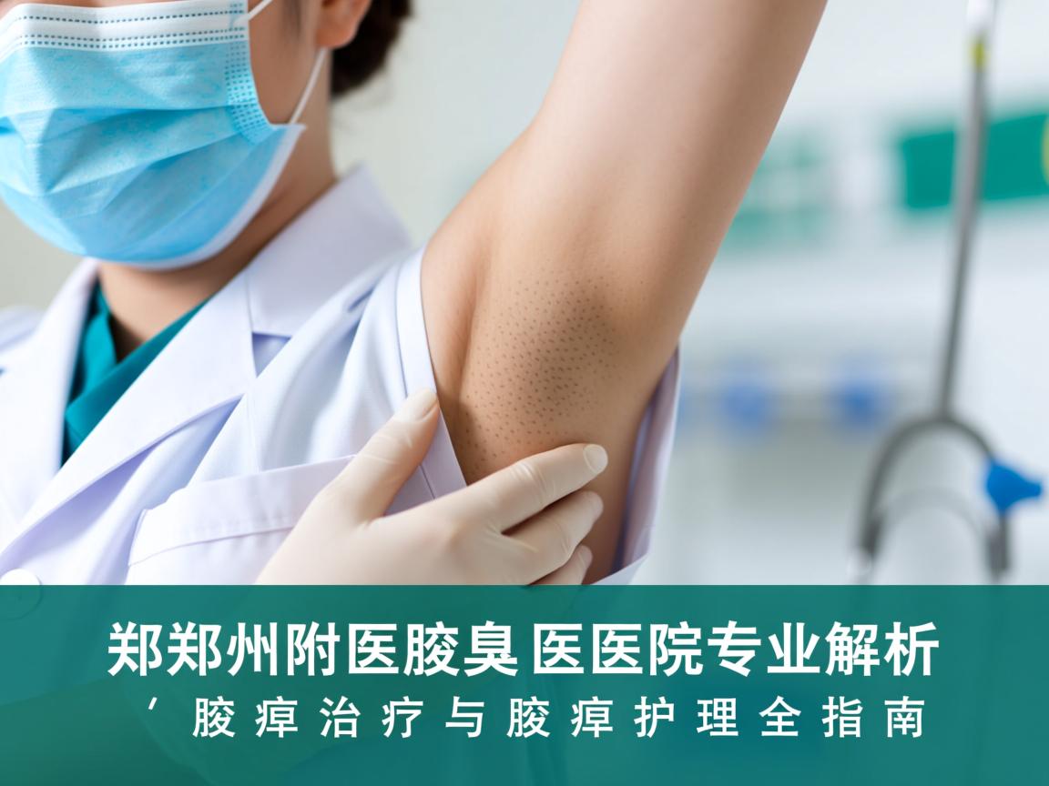 郑州附医腋臭医院专业解析，腋臭治疗与腋臭护理全指南