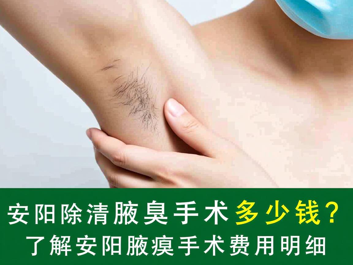 安阳清除腋臭手术多少钱？了解安阳腋臭手术费用明细