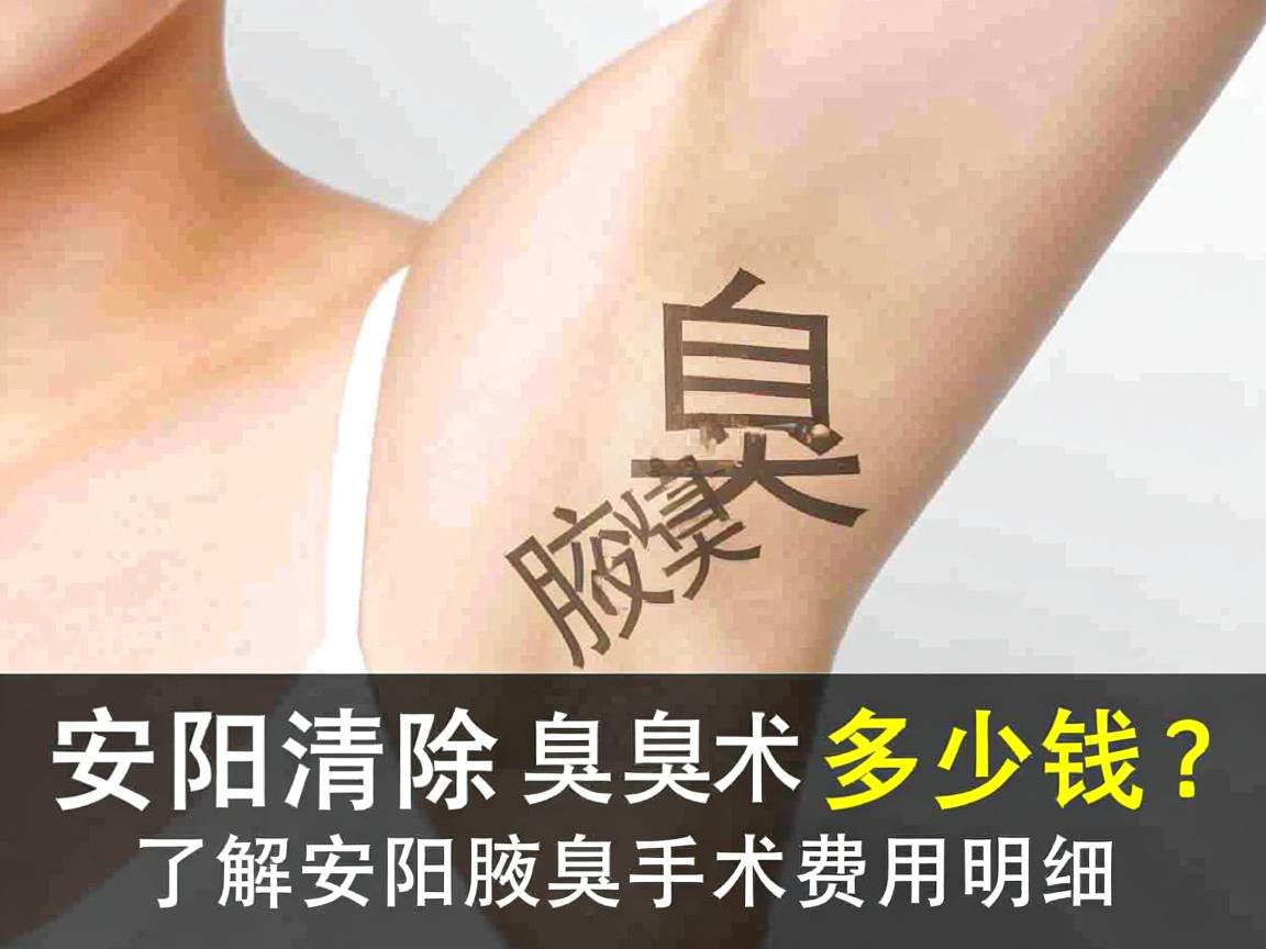 安阳清除腋臭手术多少钱？了解安阳腋臭手术费用明细