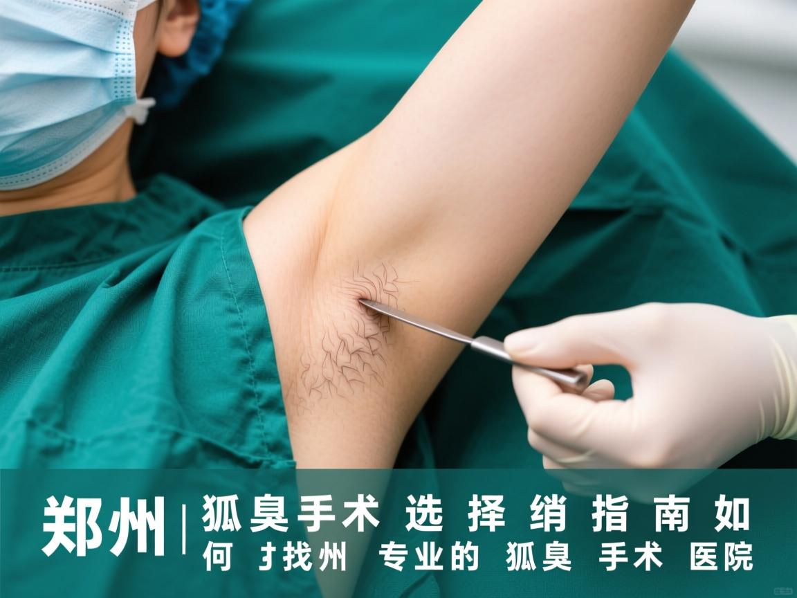 郑州狐臭手术选择指南，如何找到郑州专业的狐臭手术医院