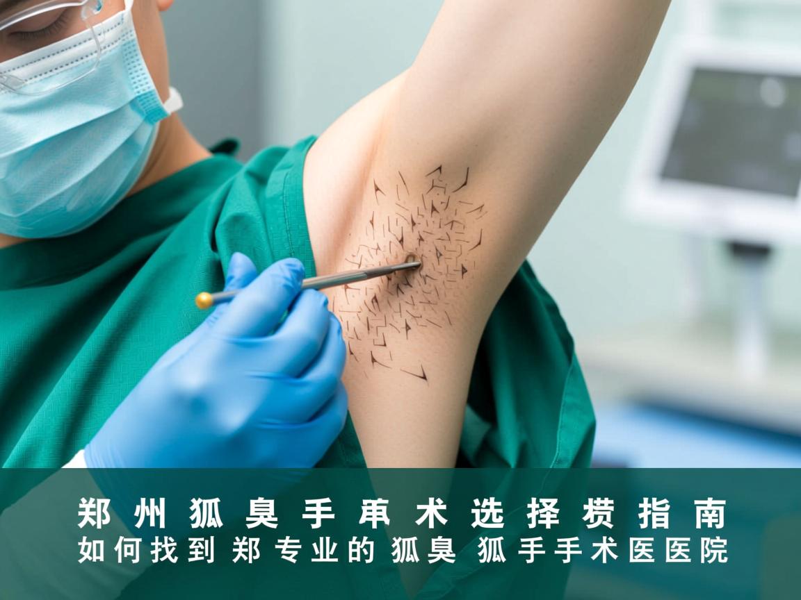 郑州狐臭手术选择指南，如何找到郑州专业的狐臭手术医院