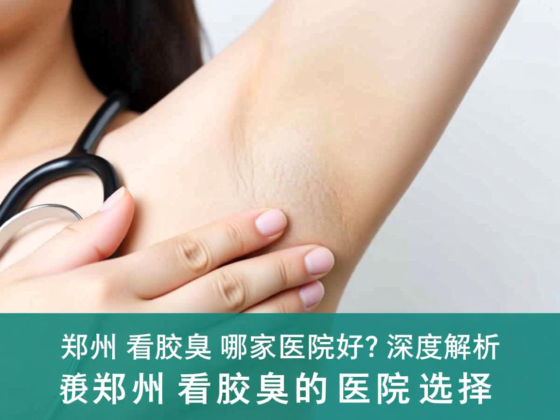 郑州看腋臭哪家医院好？深度解析郑州看腋臭的医院选择