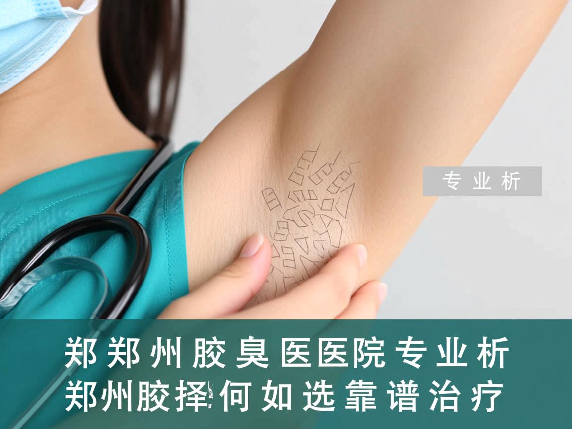 郑州腋臭医院专业解析，郑州腋臭医院如何选择靠谱治疗