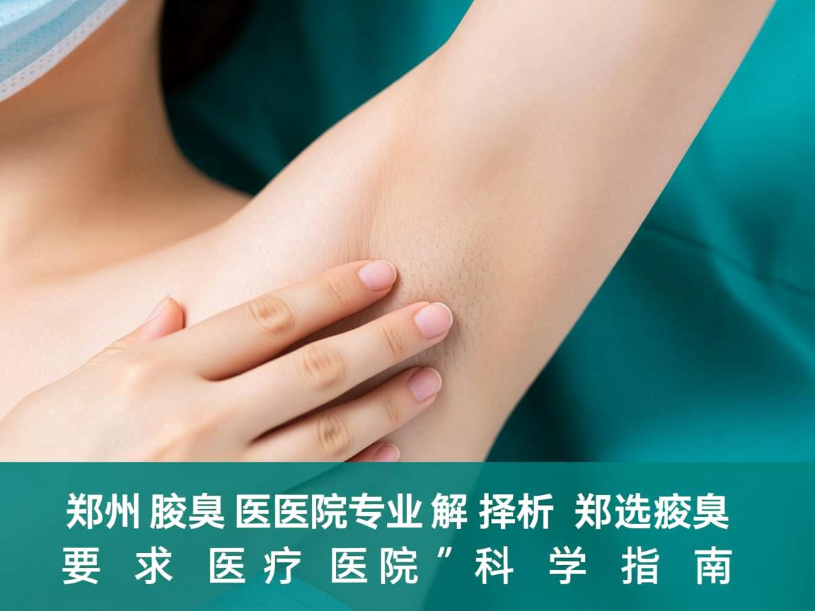 郑州腋臭医院专业解析，选择郑州腋臭医院的科学指南
