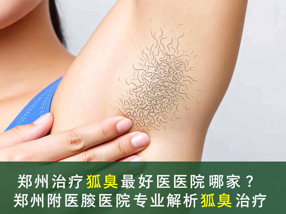 郑州治疗狐臭最好医院哪家？郑州附医腋臭医院专业解析狐臭治疗
