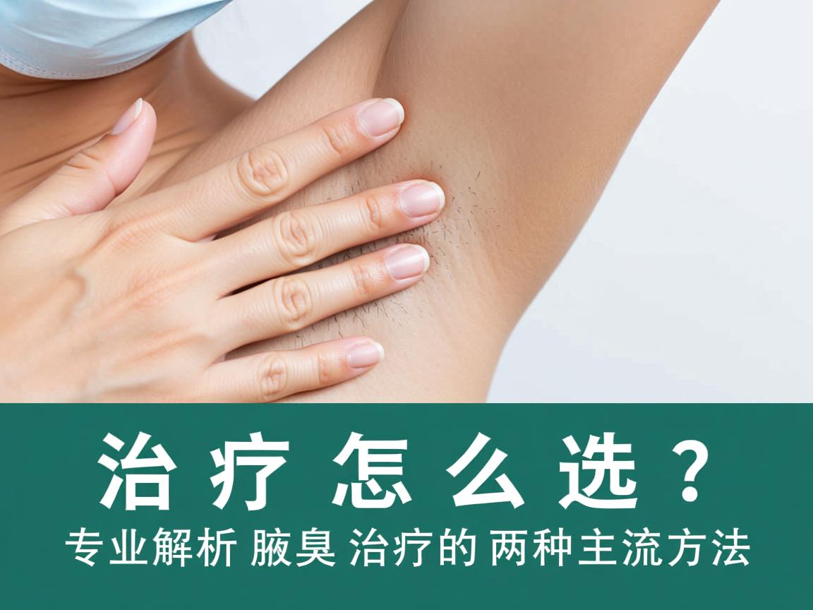 腋臭治疗怎么选？专业解析腋臭治疗的两种主流方法