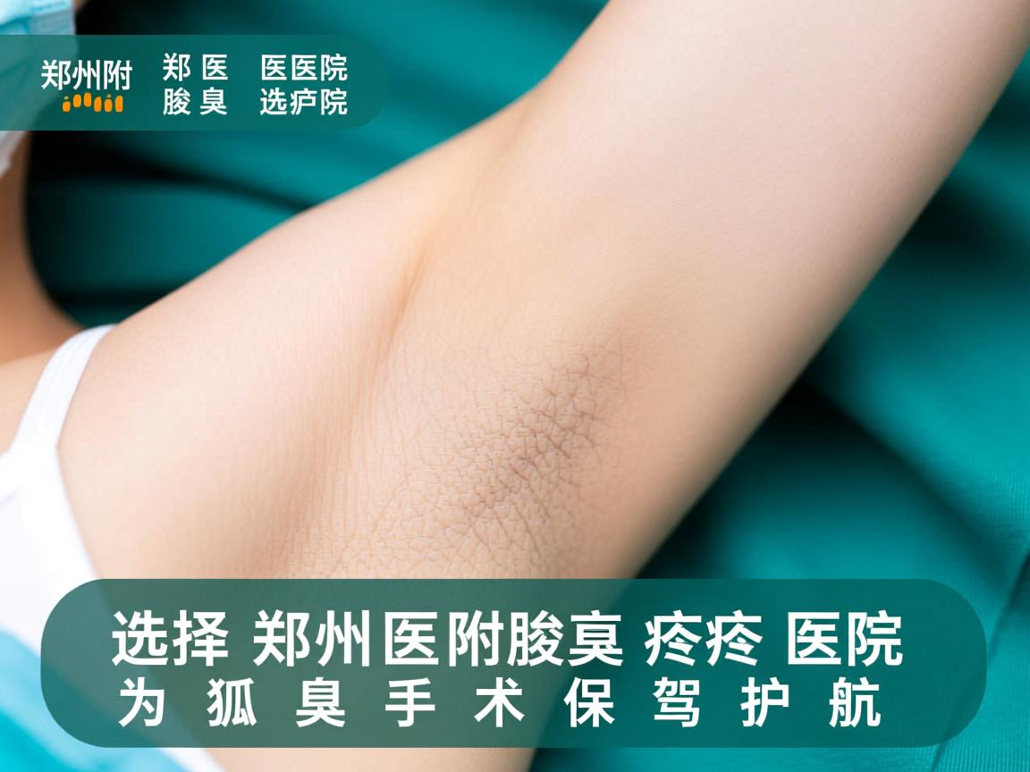 郑州附医腋臭医院，选择郑州附医腋臭医院，为狐臭手术保驾护航