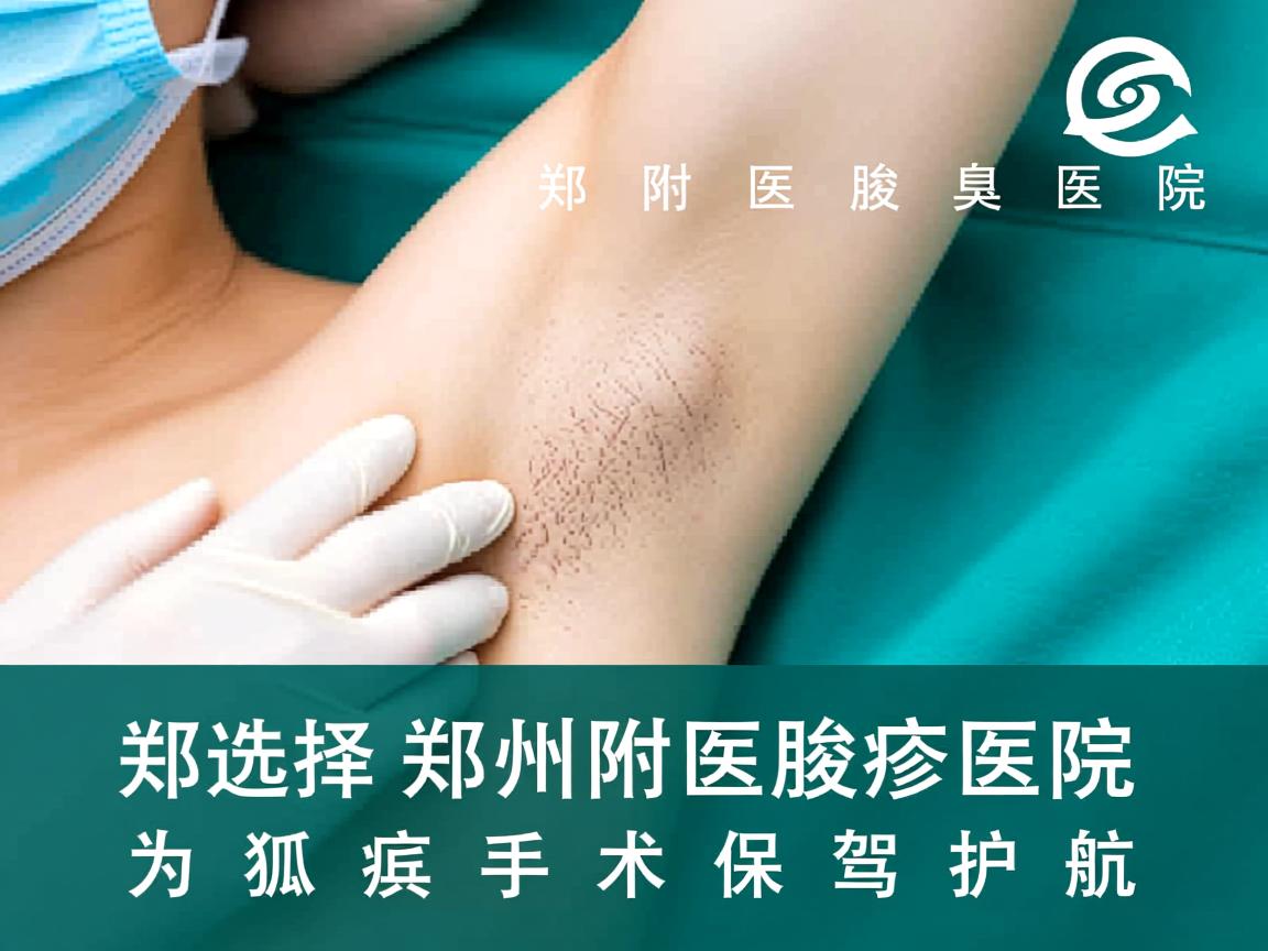 郑州附医腋臭医院，选择郑州附医腋臭医院，为狐臭手术保驾护航