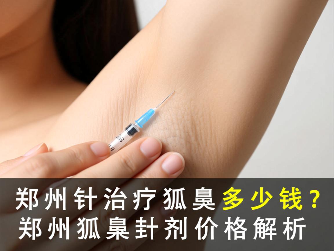 郑州针剂治疗狐臭多少钱？郑州狐臭针剂价格解析