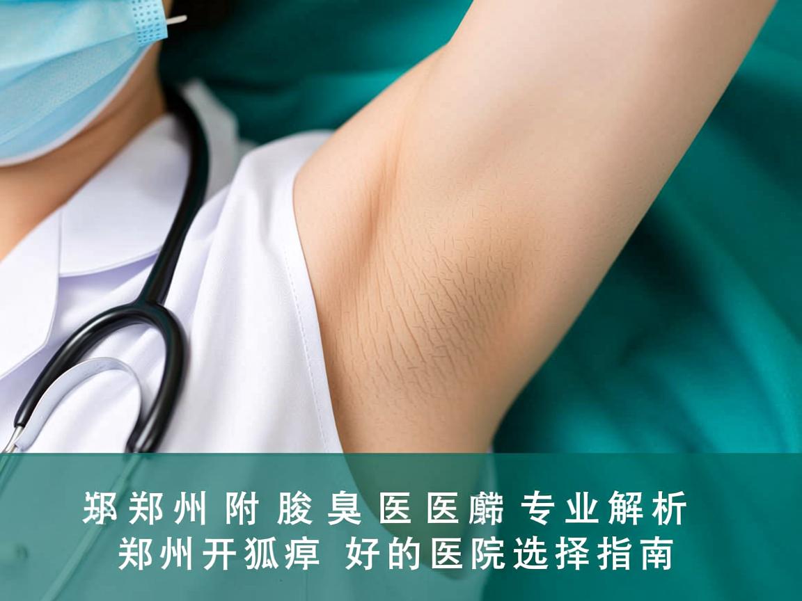 郑州附医腋臭医院专业解析，郑州开狐臭最好的医院选择指南
