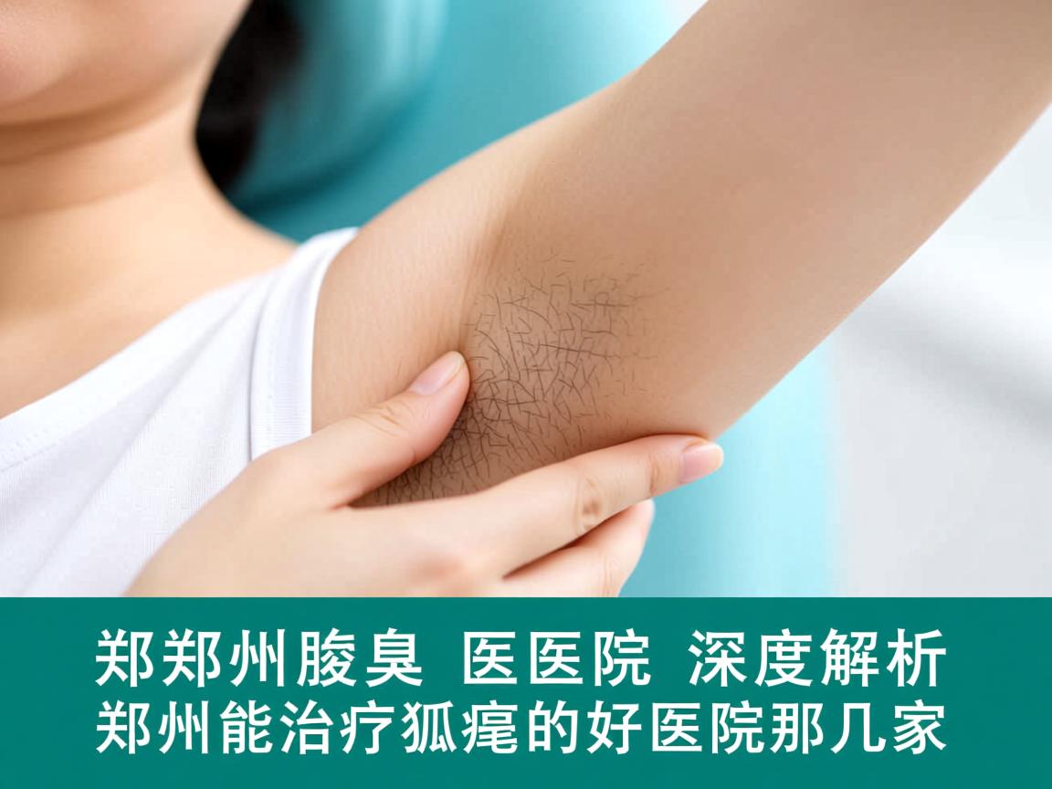 郑州腋臭医院深度解析，郑州能治疗狐臭的好医院那几家