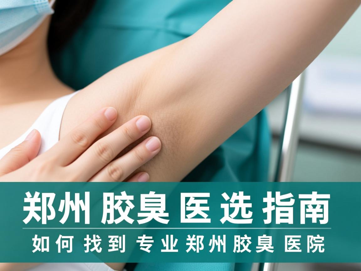 郑州腋臭医院选择指南，如何找到专业的郑州腋臭医院