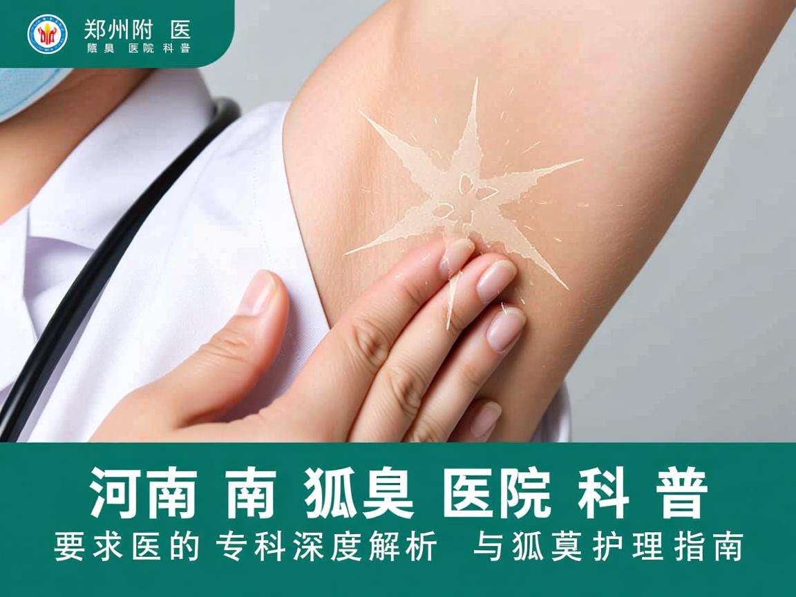 郑州附医腋臭医院科普，河南狐臭专科的深度解析与狐臭护理指南