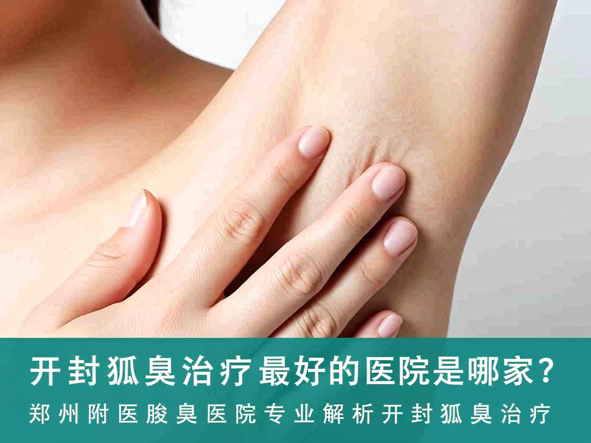开封狐臭治疗最好的医院是哪家？郑州附医腋臭医院专业解析开封狐臭治疗